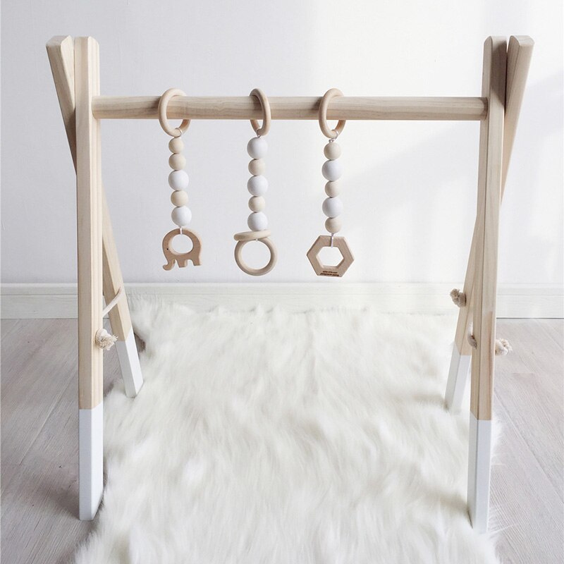 Wooden Baby Gym Simple Elegant Design